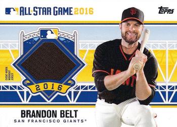 2016 Topps Update - All-Star Stitches #ASTIT-BBE Brandon Belt Front