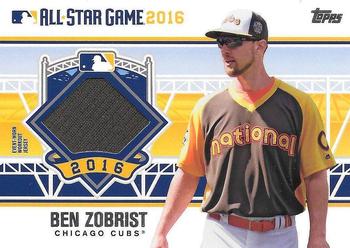 2016 Topps Update - All-Star Stitches #ASTIT-BZ Ben Zobrist Front