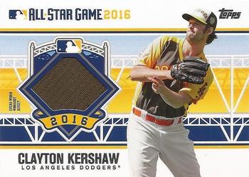 2016 Topps Update - All-Star Stitches #ASTIT-CK Clayton Kershaw Front