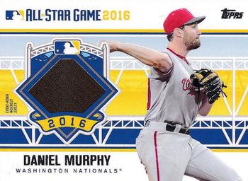 2016 Topps Update - All-Star Stitches #ASTIT-DM Daniel Murphy Front