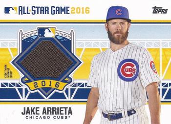 2016 Topps Update - All-Star Stitches #ASTIT-JA Jake Arrieta Front