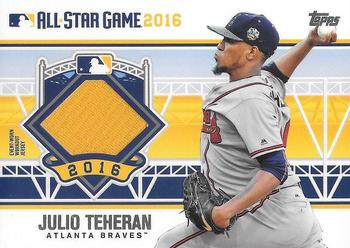 2016 Topps Update - All-Star Stitches #ASTIT-JT Julio Teheran Front
