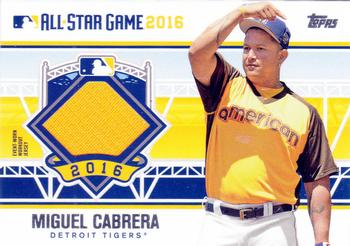 2016 Topps Update - All-Star Stitches #ASTIT-MCA Miguel Cabrera Front