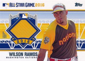 2016 Topps Update - All-Star Stitches #ASTIT-WR Wilson Ramos Front