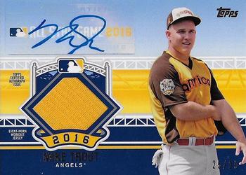 2016 Topps Update - All-Star Stitches Autographed Relics #ASAP-MT Mike Trout Front