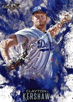 2016 Topps Update - Fire #F-7 Clayton Kershaw Front