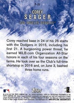 2016 Topps Update - Fire #F-11 Corey Seager Back