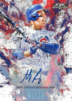 2016 Topps Update - Fire Autographs #FA-AR Anthony Rizzo Front