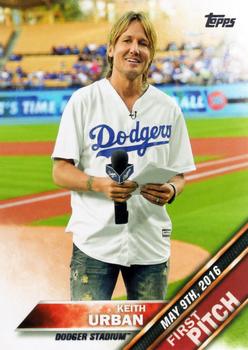 2016 Topps Update - First Pitch #FP-5 Keith Urban Front
