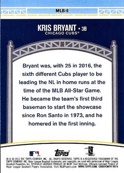 2016 Topps Update - MLB All-Star Game Access #MLB-5 Kris Bryant Back