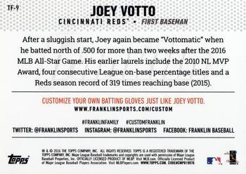 2016 Topps Update - Team Franklin #TF-9 Joey Votto Back