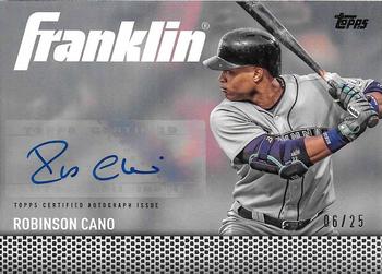 2016 Topps Update - Team Franklin Autographs #TFA-RC Robinson Cano Front