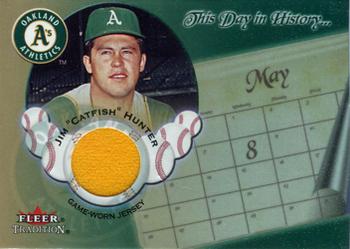 2002 Fleer Tradition - This Day in History Game Used #NNO Jim Hunter Front
