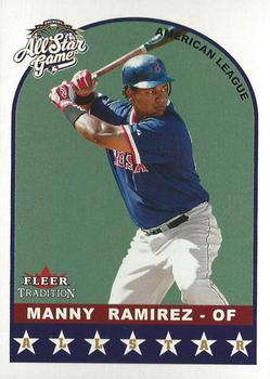 2002 Fleer Tradition Update - Glossy #U313 Manny Ramirez Front