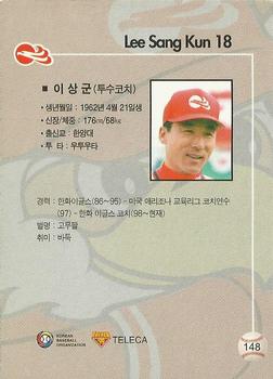 1999 Teleca #148 Sang-Kun Lee Back