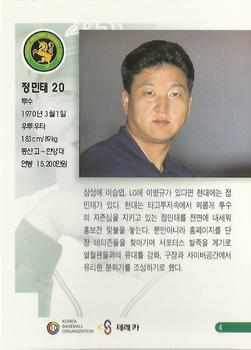 1999 Teleca Premium #4 Min-Tae Chung Back