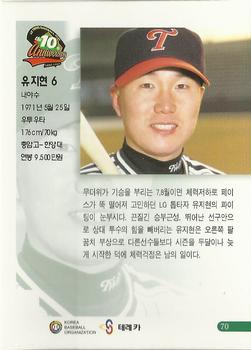 1999 Teleca Premium #70 Ji-Hyun Ryu Back
