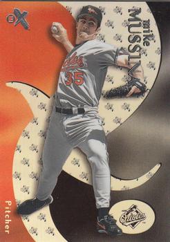 2000 Fleer E-X #33 Mike Mussina Front