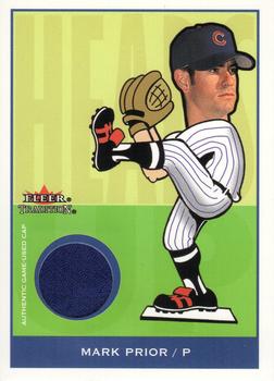 2002 Fleer Tradition Update - Heads Up Game Used Caps #NNO Mark Prior  Front