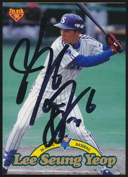 1999 Teleca - Autograph Card #80 Seung-Yeop Lee Front