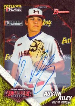2015 Bowman Draft - Under Armour All-America Game Autographs #UAN-13 Austin Riley Front