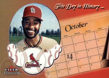 2002 Fleer Tradition Update - This Day In History #U2 TDH Ozzie Smith  Front