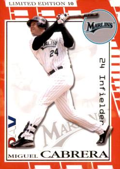 2006 DAV Major League #10 Miguel Cabrera Front