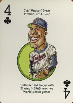 2007 Hero Decks Minnesota Twins Baseball Heroes Playing Cards #4♣ Jim 