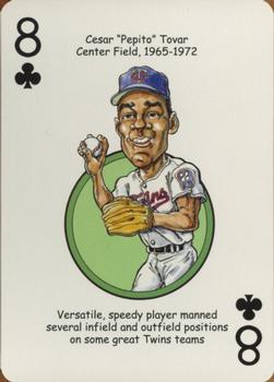 2007 Hero Decks Minnesota Twins Baseball Heroes Playing Cards #8♣ Cesar Tovar Front