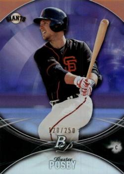 2016 Bowman Platinum - Purple #36 Buster Posey Front