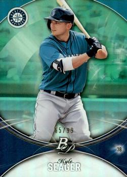 2016 Bowman Platinum - Green #25 Kyle Seager Front
