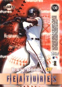 2000 Finest #130 Barry Bonds / Vladimir Guerrero Back