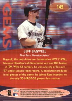 2000 Finest #145 Jeff Bagwell Back