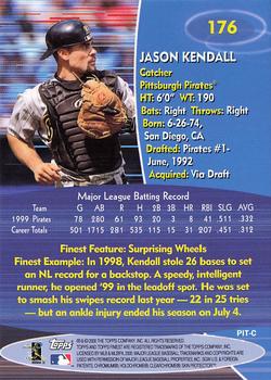 2000 Finest #176 Jason Kendall Back