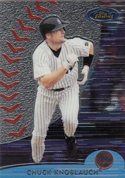 2000 Finest #212 Chuck Knoblauch Front