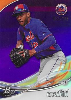 2016 Bowman Platinum - Top Prospects Purple #TP-ARO Amed Rosario Front