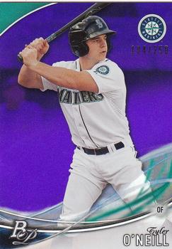 2016 Bowman Platinum - Top Prospects Purple #TP-TO Tyler O'Neill Front