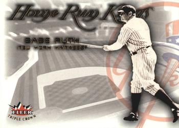 2002 Fleer Triple Crown - Home Run Kings #5 HK Babe Ruth  Front