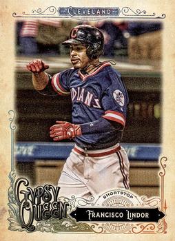 2017 Topps Gypsy Queen #144 Francisco Lindor Front