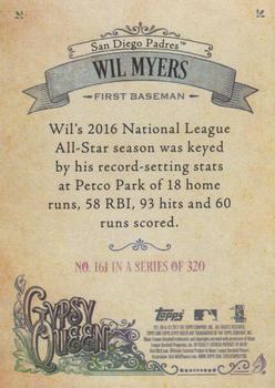 2017 Topps Gypsy Queen #161 Wil Myers Back