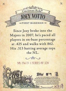 2017 Topps Gypsy Queen #194 Joey Votto Back