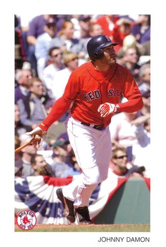 2004 Boston Red Sox Photocards #NNO Johnny Damon Front