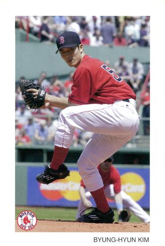2004 Boston Red Sox Photocards #NNO Byung-Hyun Kim Front