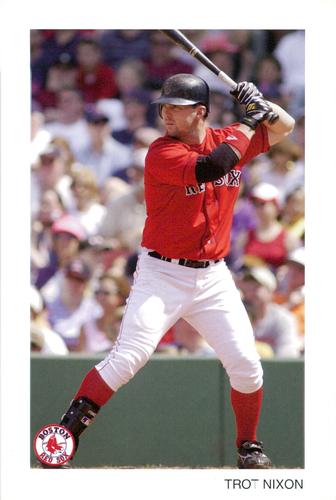2004 Boston Red Sox Photocards #NNO Trot Nixon Front