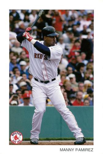 2004 Boston Red Sox Photocards #NNO Manny Ramirez Front