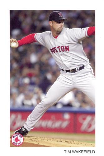 2004 Boston Red Sox Photocards #NNO Tim Wakefield Front