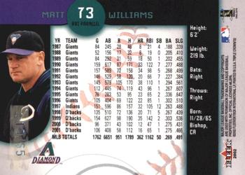 2002 Fleer Triple Crown - RBI Parallel #73 Matt Williams Back