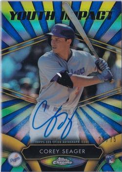 2016 Topps Chrome - Youth Impact Autographs #YIA-CS Corey Seager Front