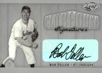 2002 Leaf - Clubhouse Signatures Silver #NNO Bob Feller Front