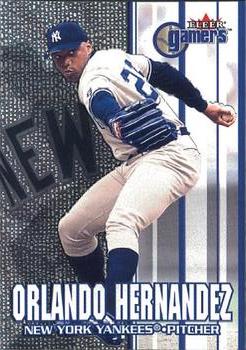 2000 Fleer Gamers #17 Orlando Hernandez Front